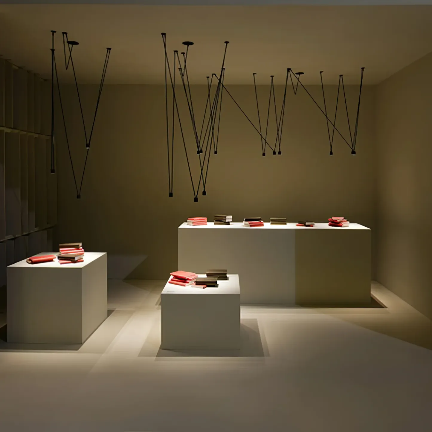 Alessio Minimalisme Métal Plastique Suspensions Chambre à Coucher Salon