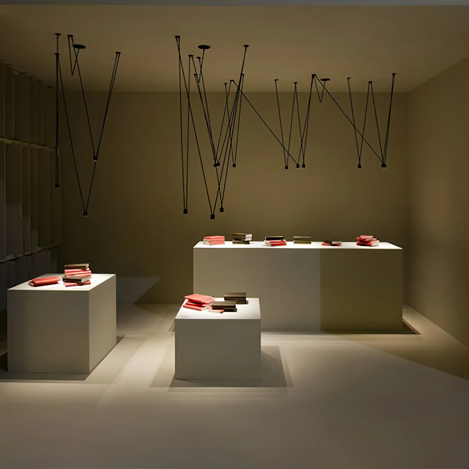 Alessio Minimalisme Métal Plastique Suspensions Chambre à Coucher Salon