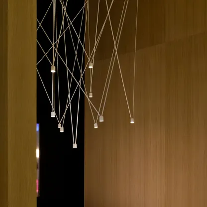 Alessio Minimalisme Métal Plastique Suspensions Chambre à Coucher Salon