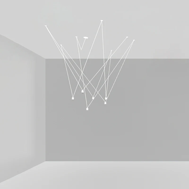 Alessio Minimalism Metal Plastic Pendant Light Bedroom Living Room