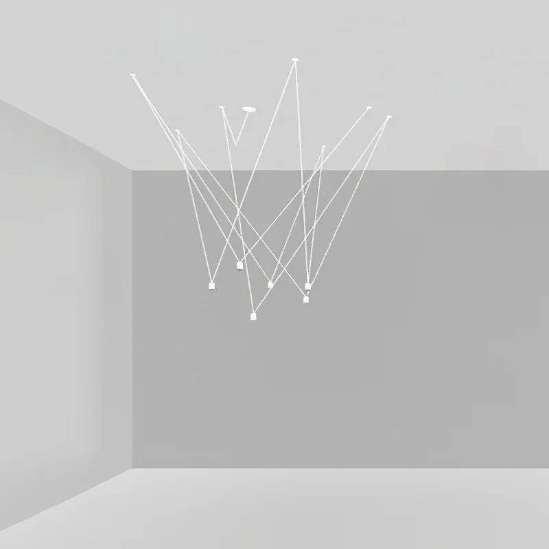 Alessio Minimalism Metal Plastic Pendant Light Bedroom Living Room