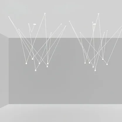 Alessio Minimalism Metal Plastic Pendant Light Bedroom Living Room