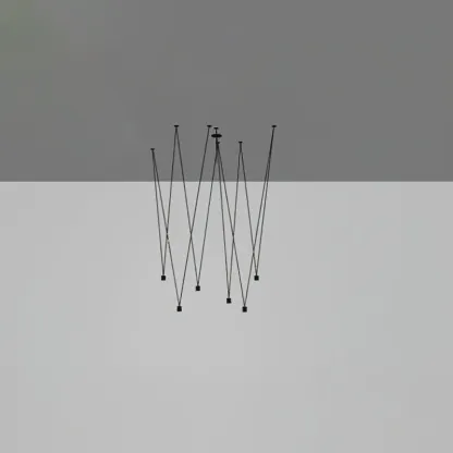 Alessio Minimalism Metal Plastic Pendant Light Bedroom Living Room
