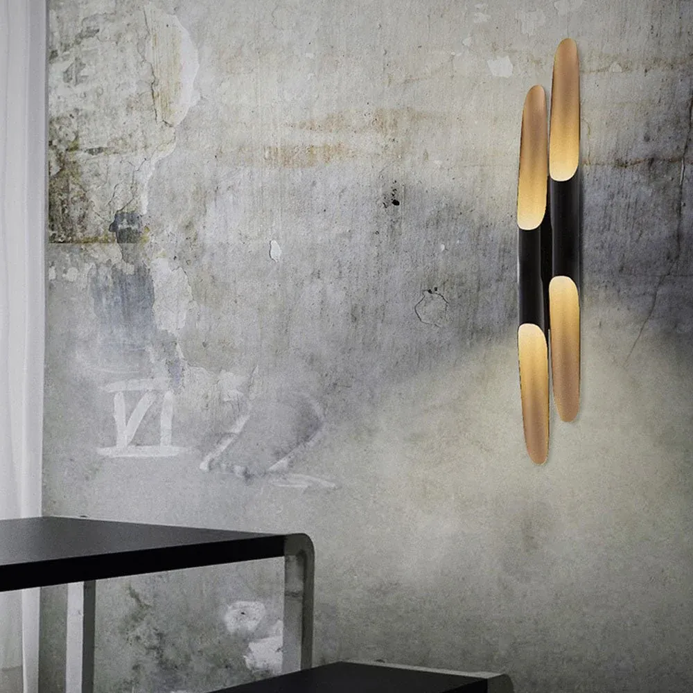 Orr Moderne Minimalisme Long Métal Applique Murale Salon Chambre à Coucher Couloir