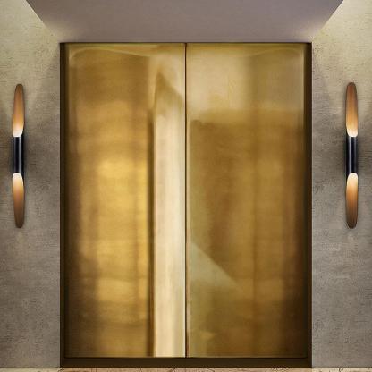 Orr Moderne Minimalisme Long Métal Applique Murale Salon Chambre à Coucher Couloir