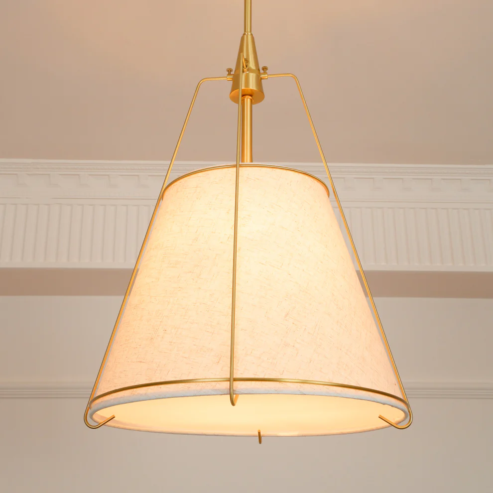 Alessio Vintage Special Metal Fabric Pendant Light Shades Dining Room