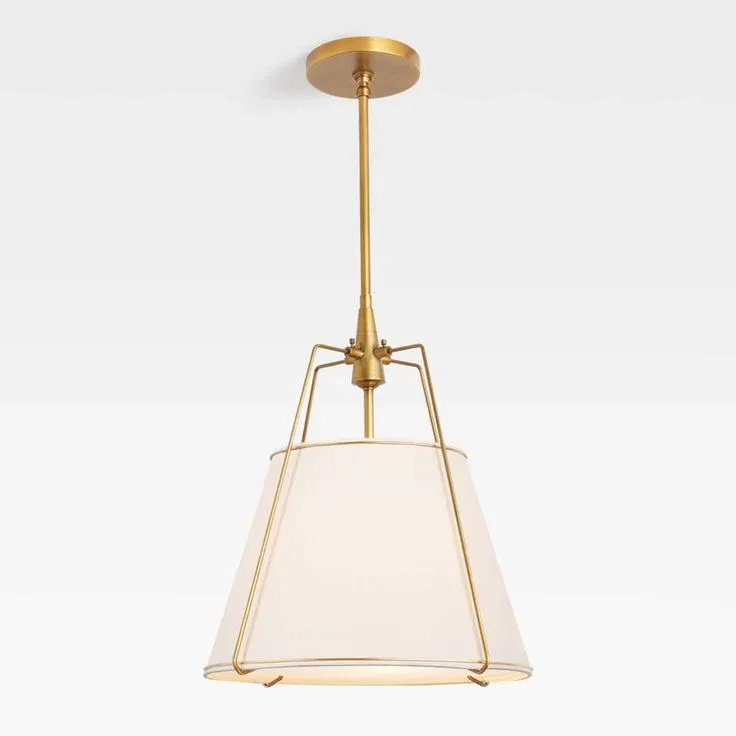 Alessio Vintage Special Metal Fabric Pendant Light Shades Dining Room