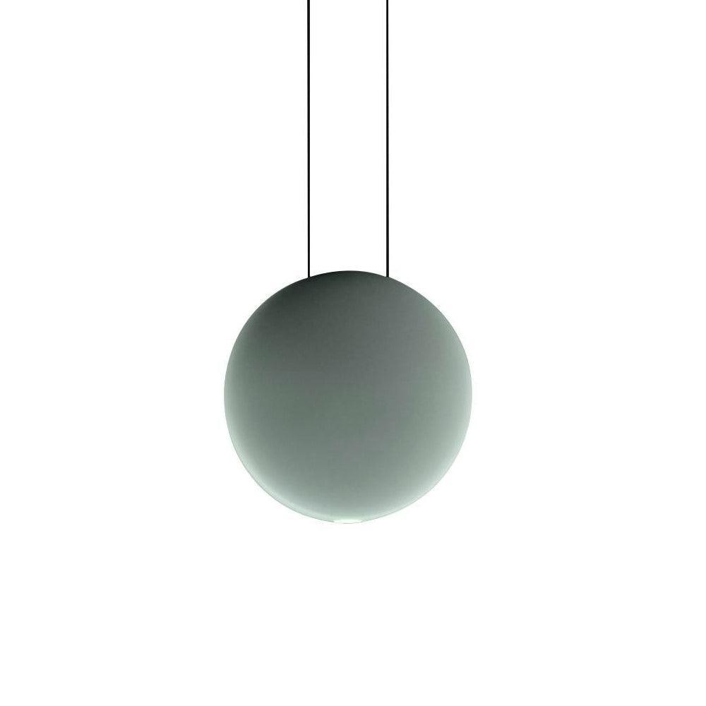 Zaid Ronde LED Suspension Noir Blanc Résine Métal Salon Chambre