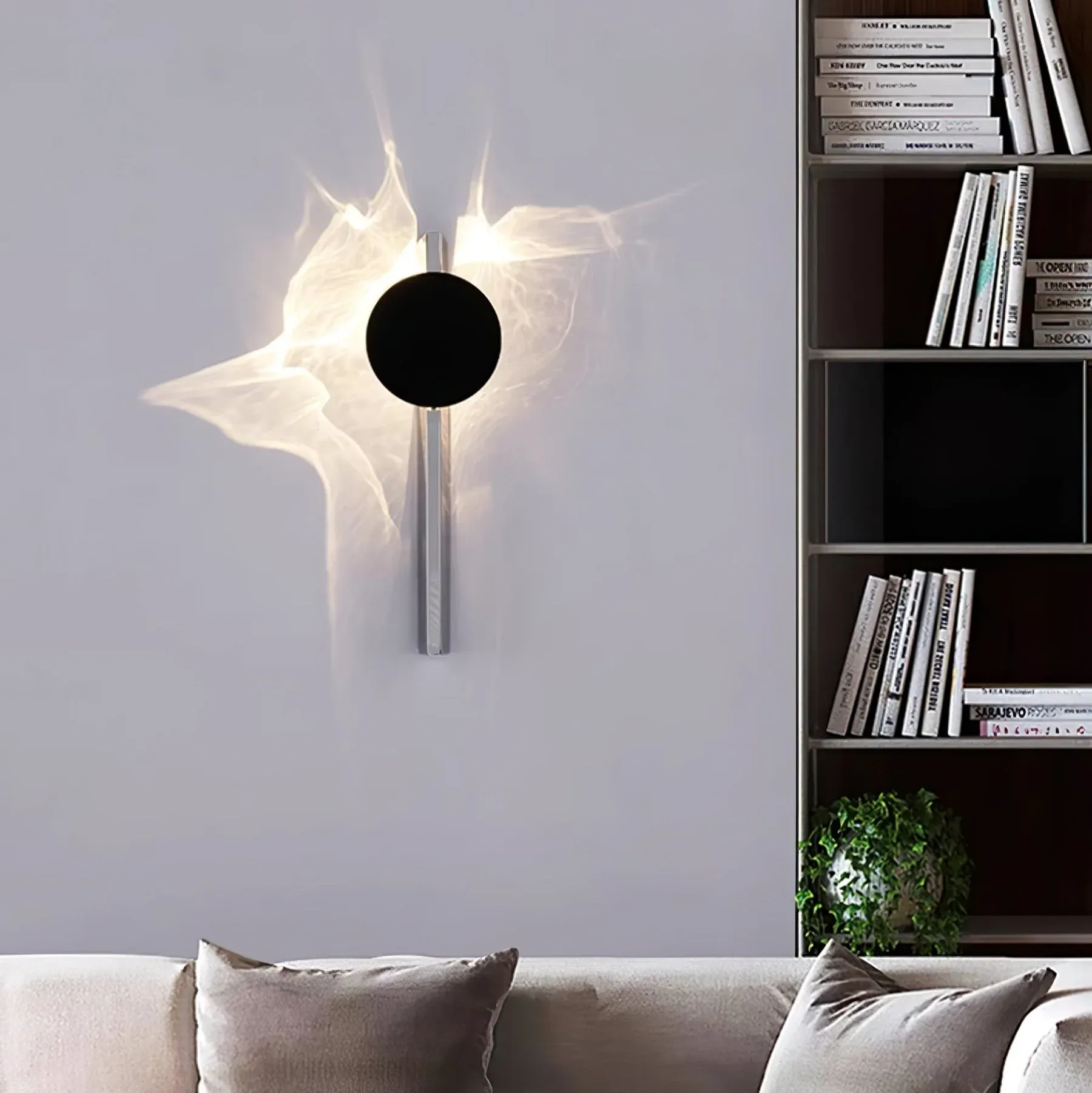 Edge Moderne Créatif Métal Applique Murale Chambre à Coucher Salon Couloir