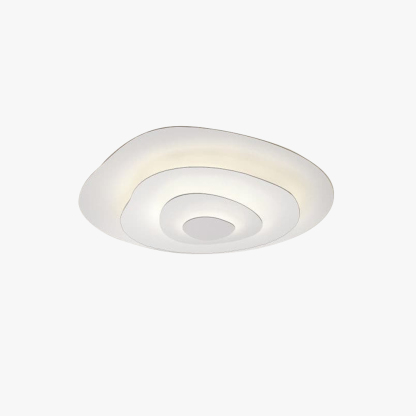 Quinn Modern Ripple Metal Ceiling Light Fixture Bedroom Living Room