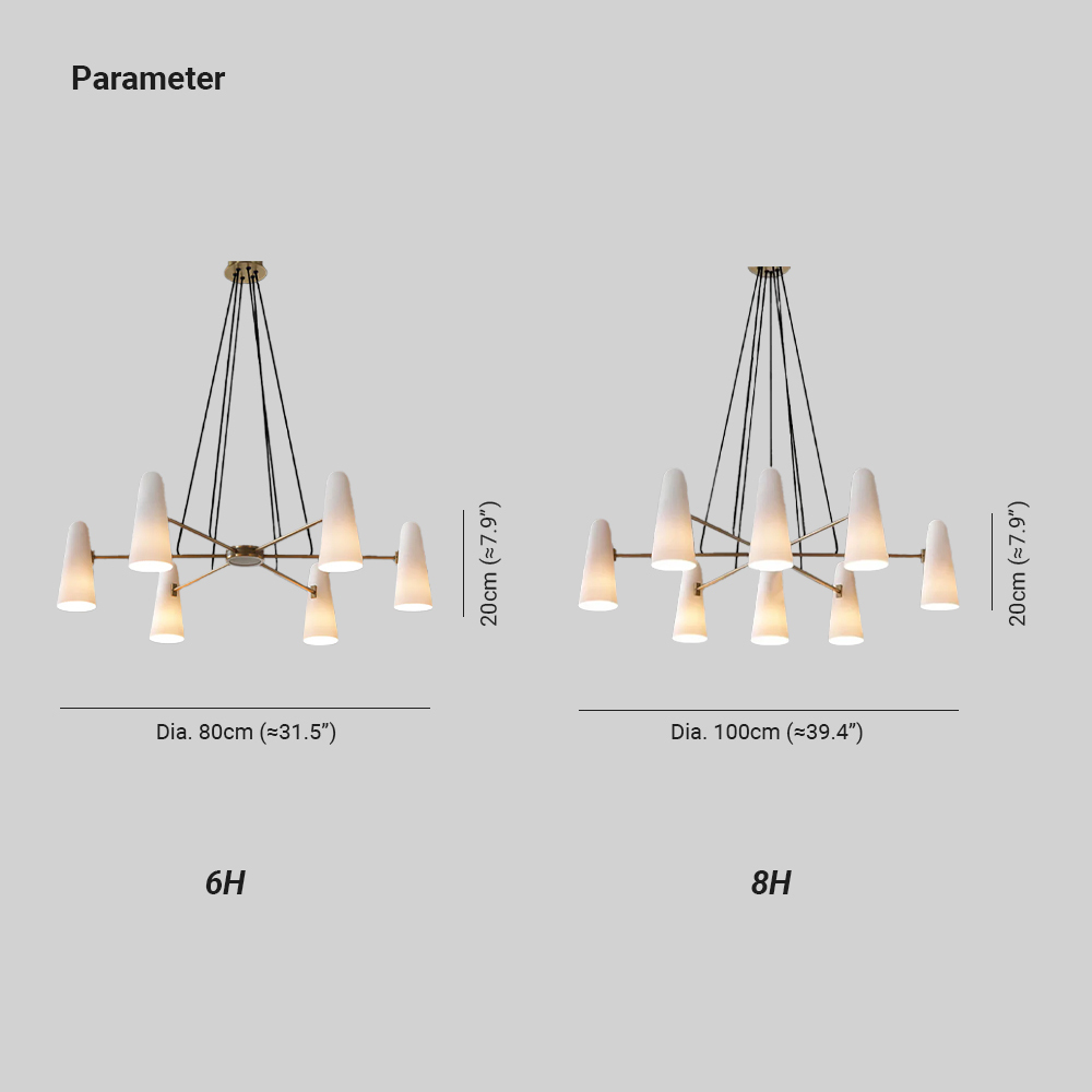 Alessio Minimalism Metal Glass Pendant Light Dining Room Bedroom