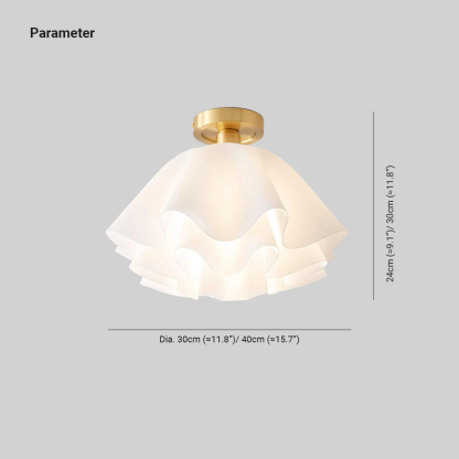 Carins Modern LED Ceiling Light - Dimensions and Parameters