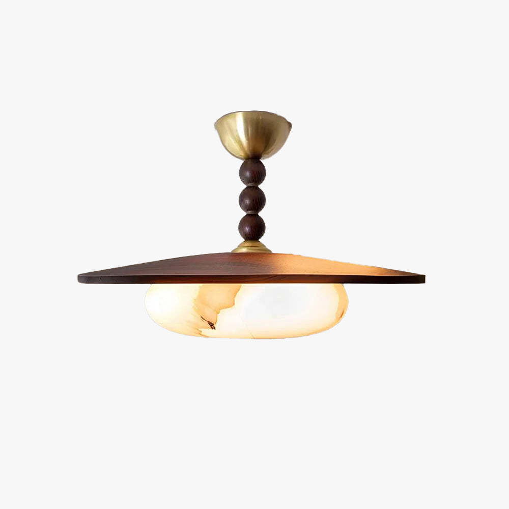 Drift Timber Alabaster Ceiling Light