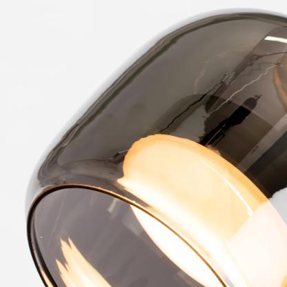Verona Modern Smoked Glass Pendant Light