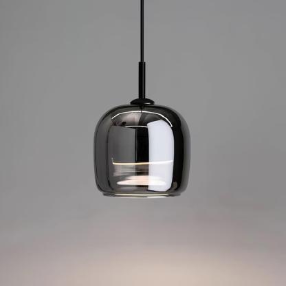 Verona Modern Smoked Glass Pendant Light