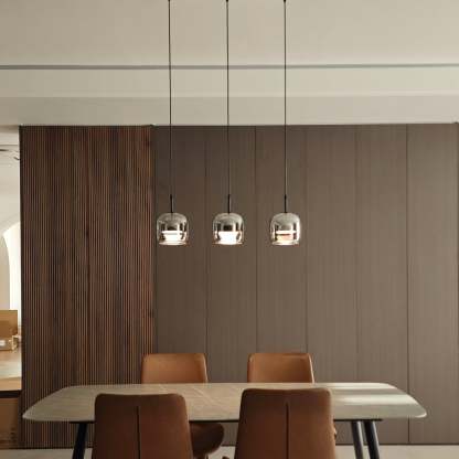 Verona Modern Smoked Glass Pendant Light