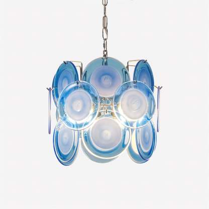 Verona Blue Glass Pendant Lamp