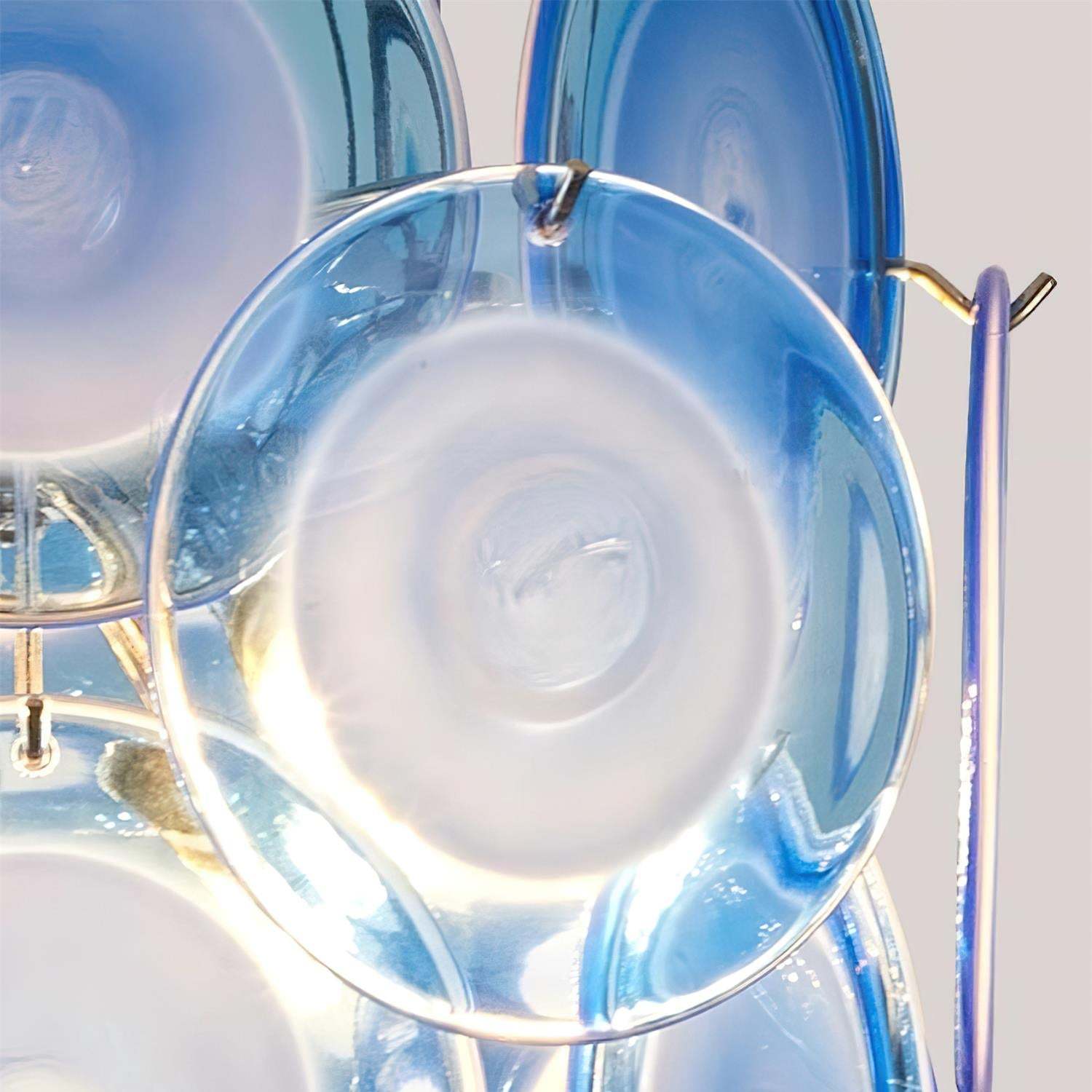 Verona Blue Glass Pendant Lamp