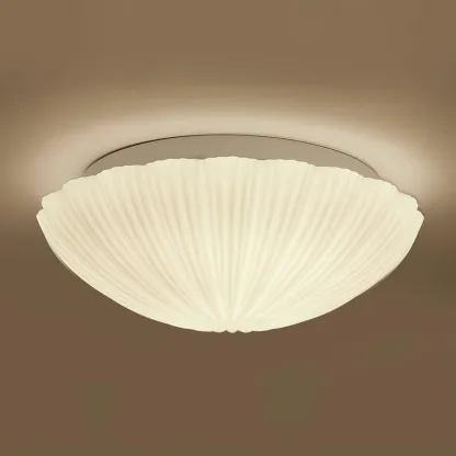 Quinn Modern Urban Seashell Glass Ceiling Light Bedroom Hallway