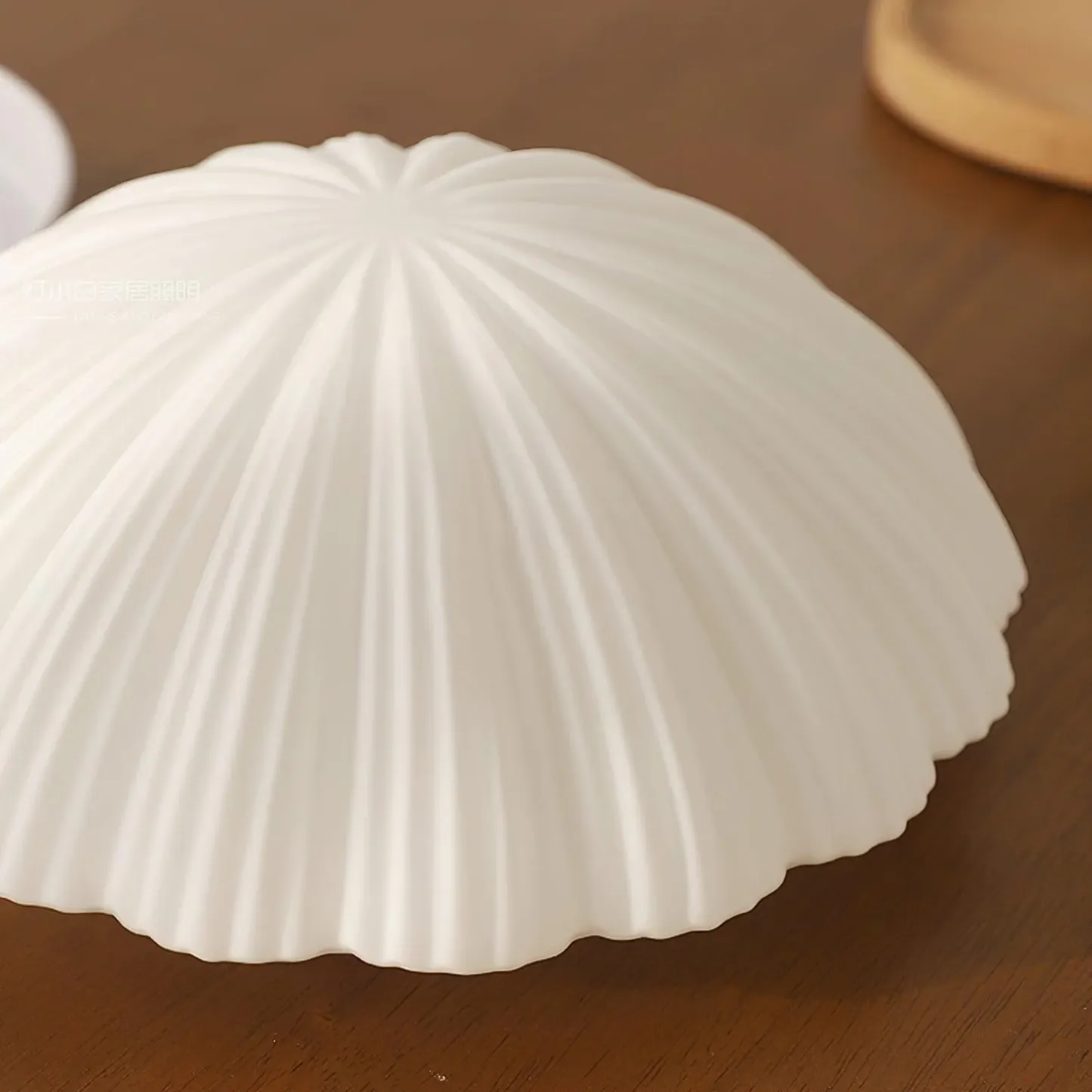 Quinn Modern Urban Seashell Glass Ceiling Light Bedroom Hallway