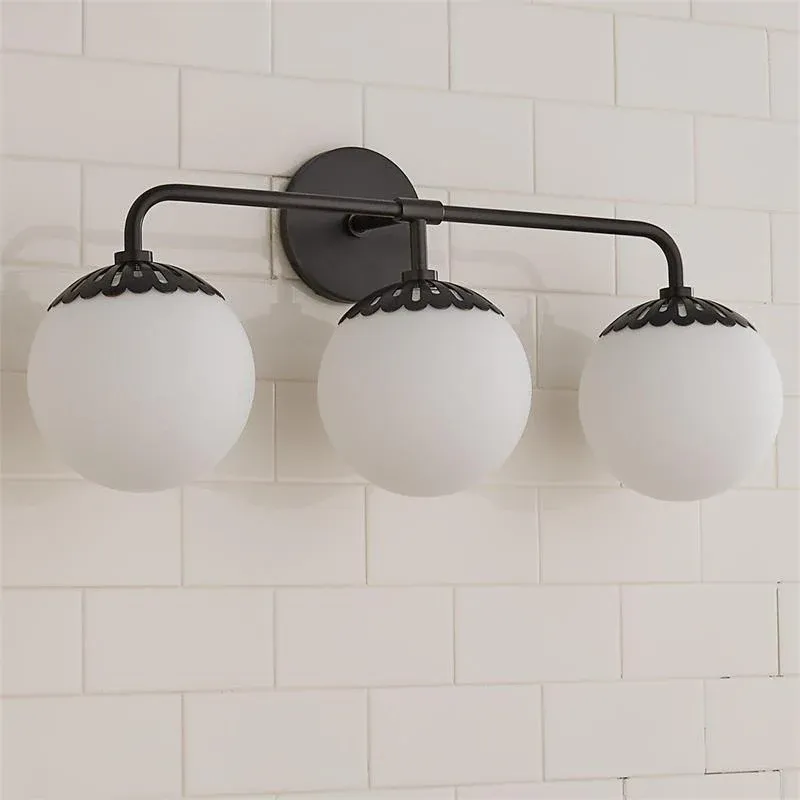 Alessio Minimalism Metal Glass Brass Black Nickel Wall Lamp Dining Room Bedroom