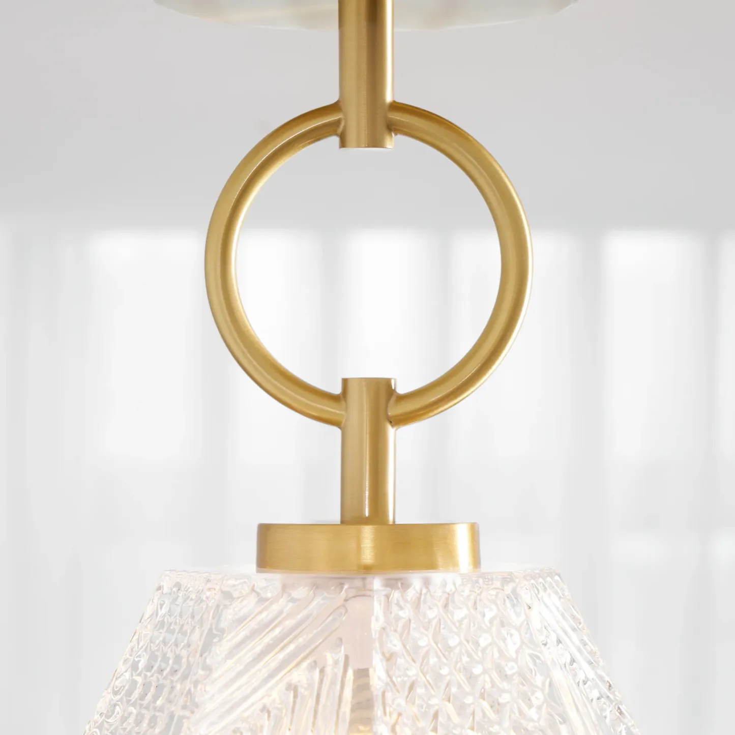 Alessio Vintage Luxe Verre Plafonnier Abat-jours Chambre Couloir