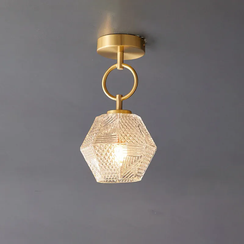 Alessio Vintage Luxury Glass Ceiling Light Shades Bedroom Hallway