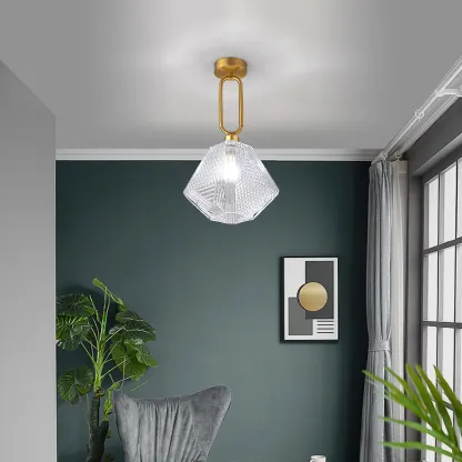 Alessio Vintage Luxury Glass Ceiling Light Shades Bedroom Hallway
