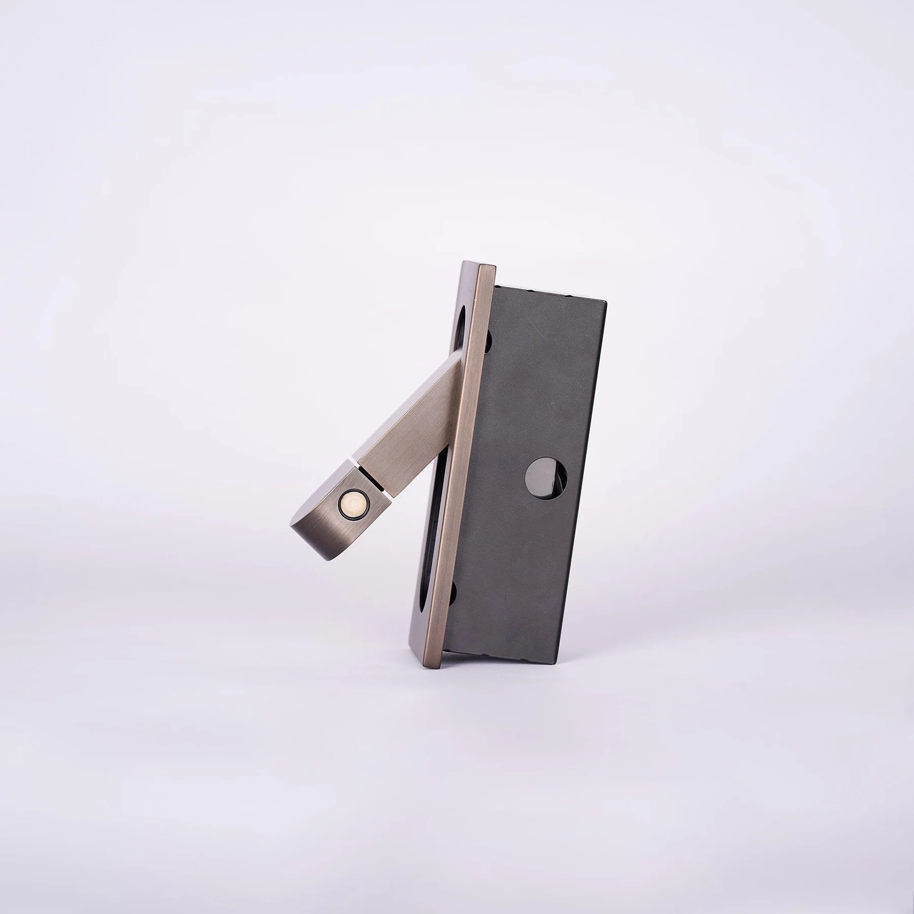 Edge Modern Minimalism Square Metal Wall Light Bedroom Hallway