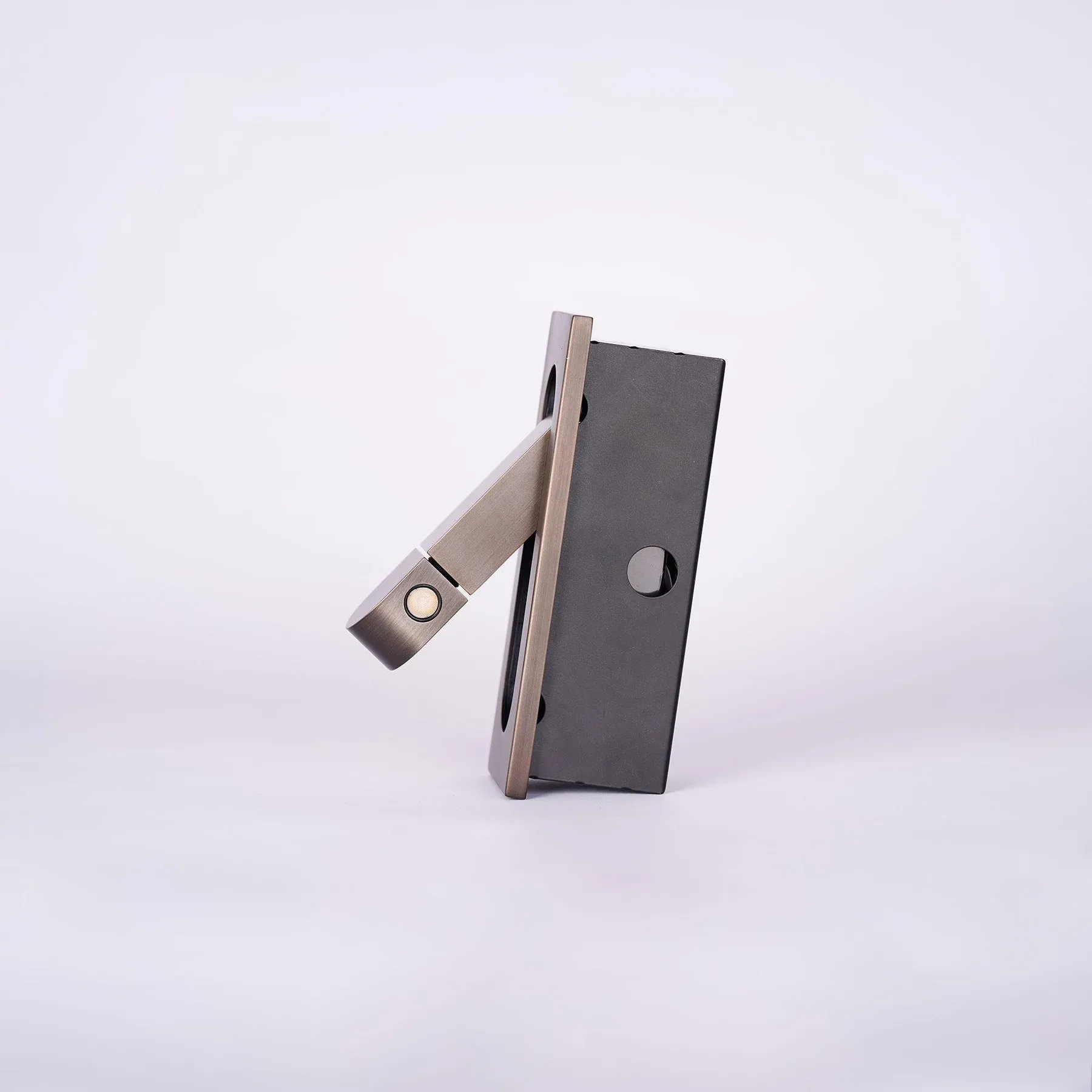 Edge Modern Minimalism Square Metal Wall Light Bedroom Hallway