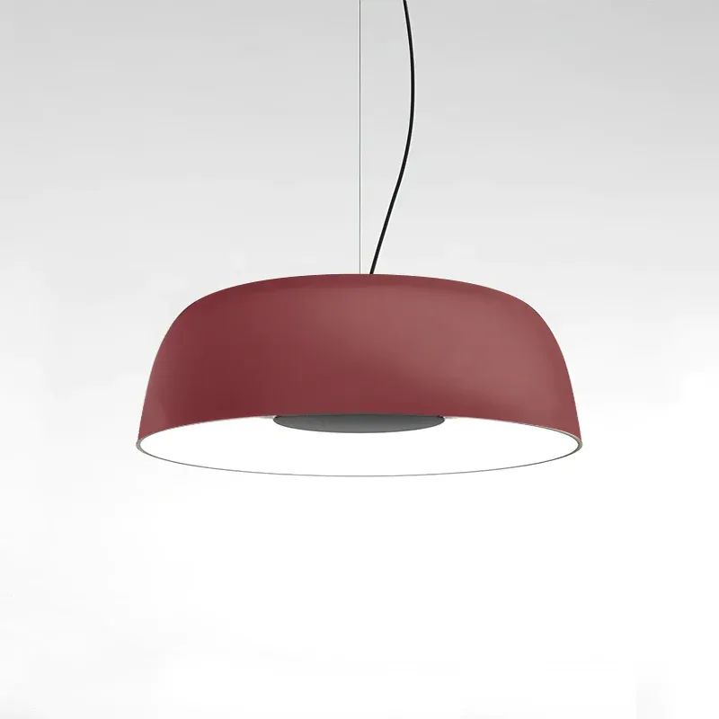 Carins Modern Round Metal Pendant Light Shades Living Study Room