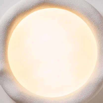 Quinn Ceiling Light: Modern round design, serene ambiance