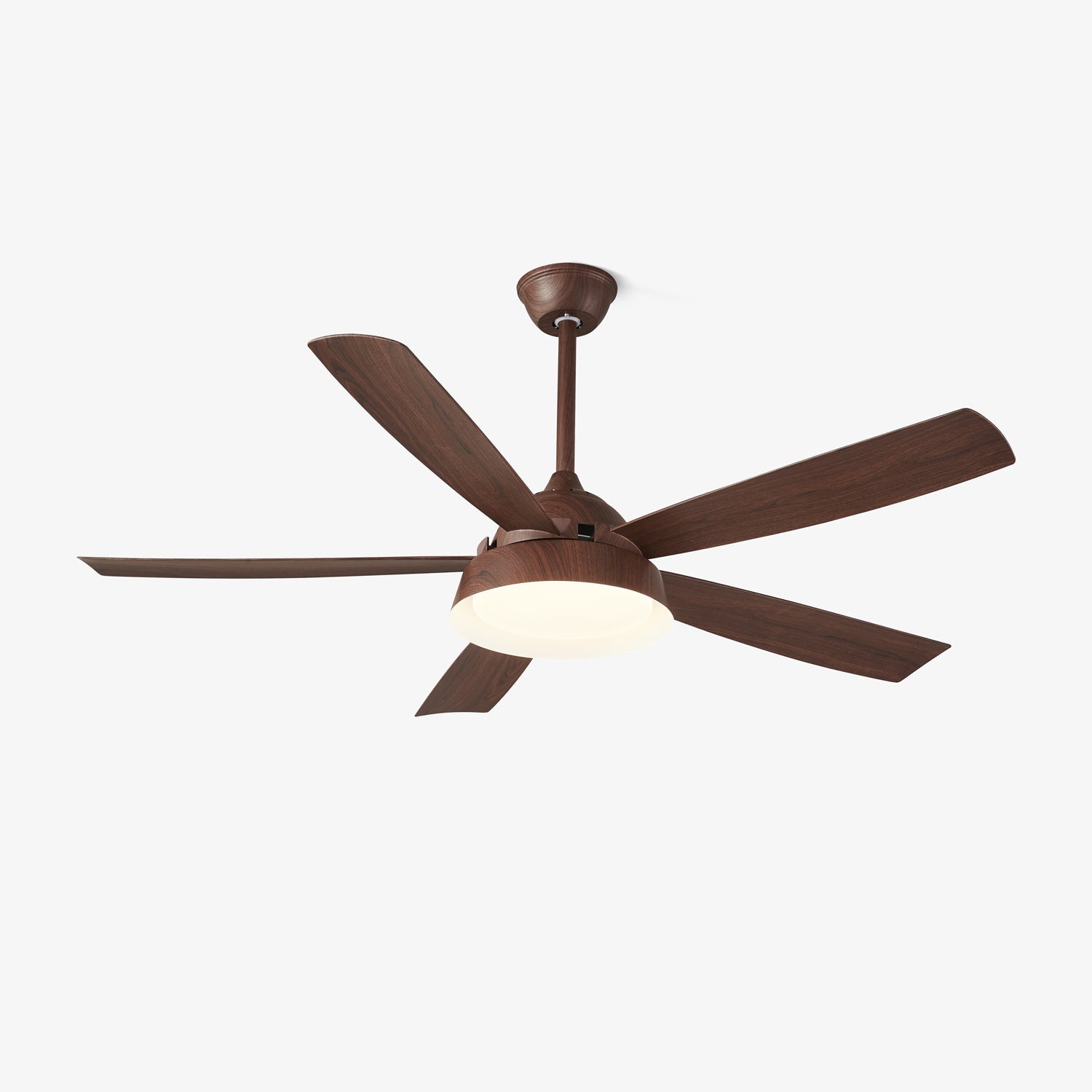 Ventilateur de Plafond Orvino en Bois avec Lumière - Neutralighting