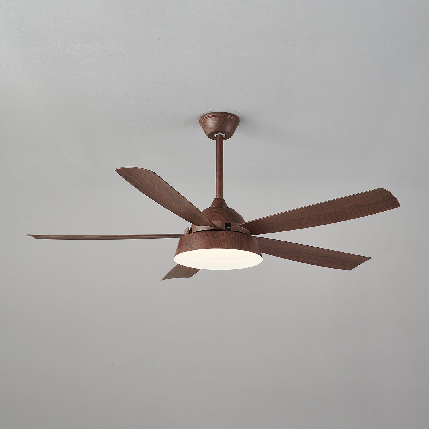 Ventilateur de Plafond Orvino en Bois avec Lumière - Neutralighting