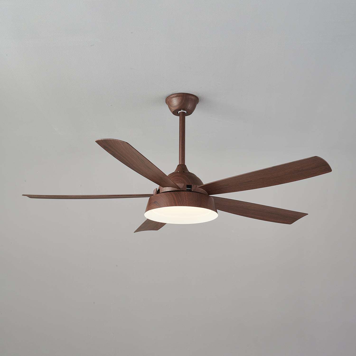 Ventilateur de Plafond Orvino en Bois avec Lumière - Neutralighting