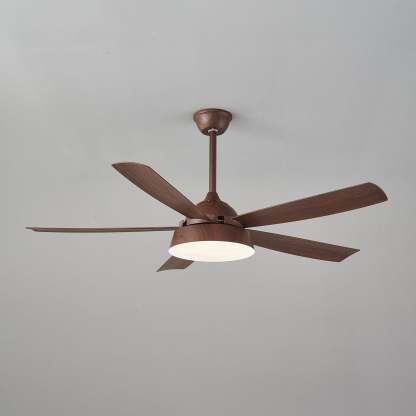 Ventilateur de Plafond Orvino en Bois avec Lumière - Neutralighting