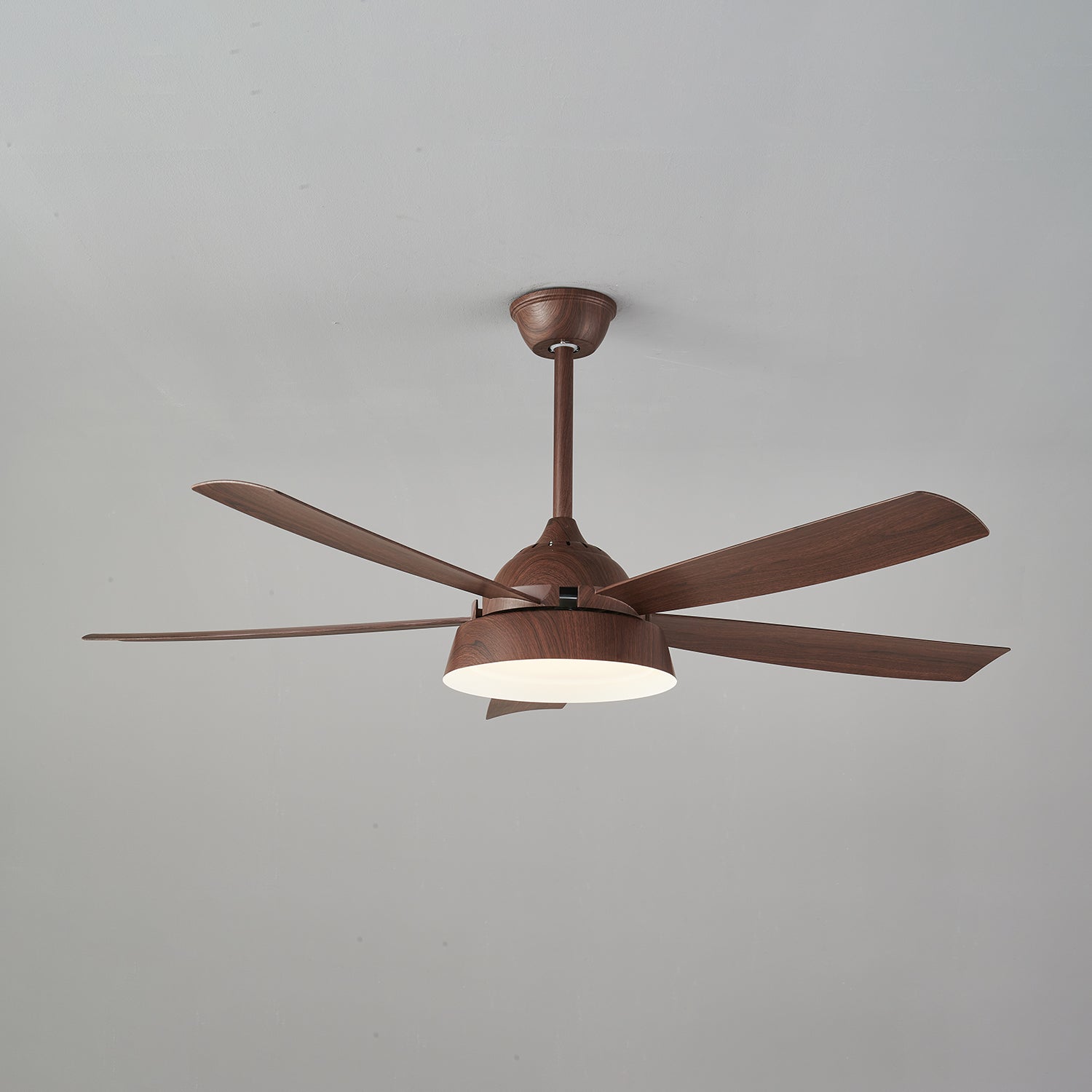 Ventilateur de Plafond Orvino en Bois avec Lumière - Neutralighting
