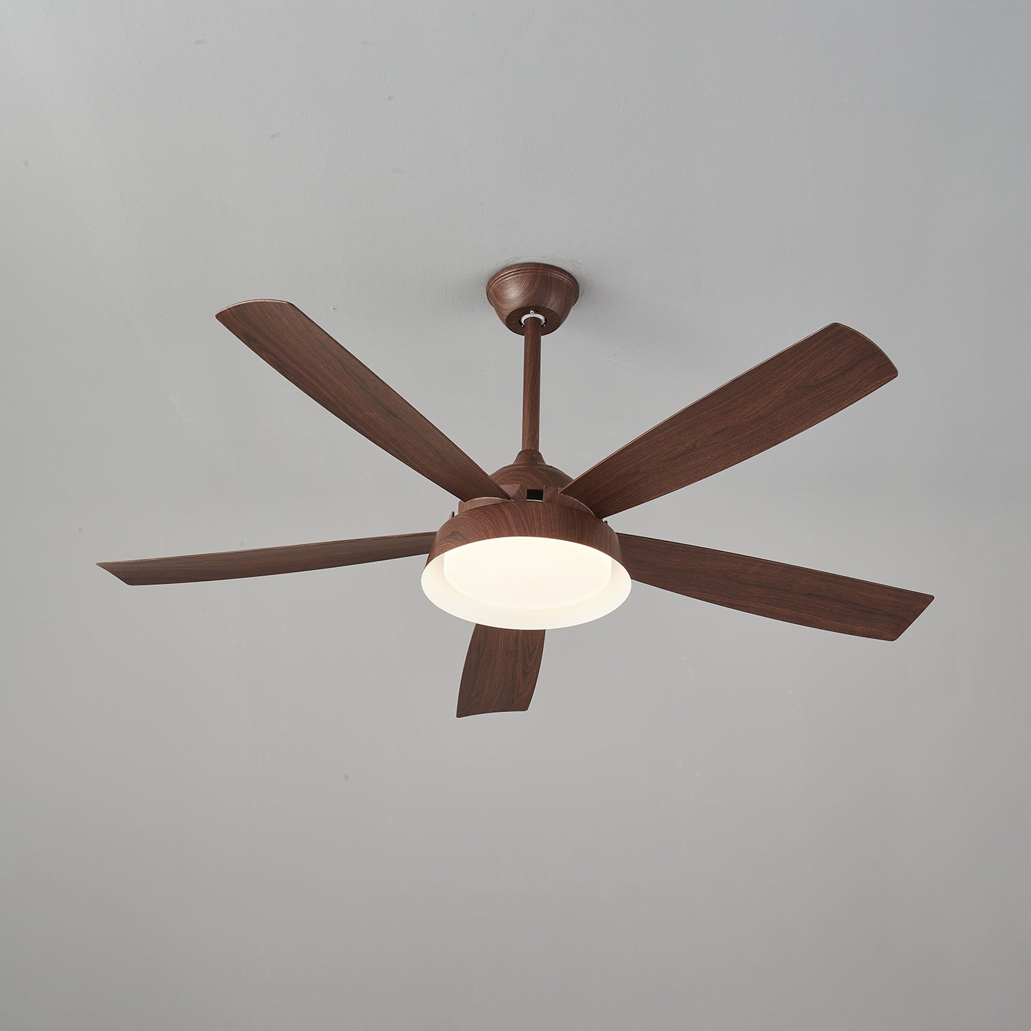 Ventilateur de Plafond Orvino en Bois avec Lumière - Neutralighting
