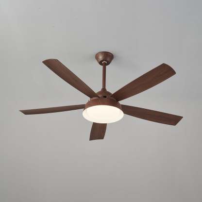 Ventilateur de Plafond Orvino en Bois avec Lumière - Neutralighting