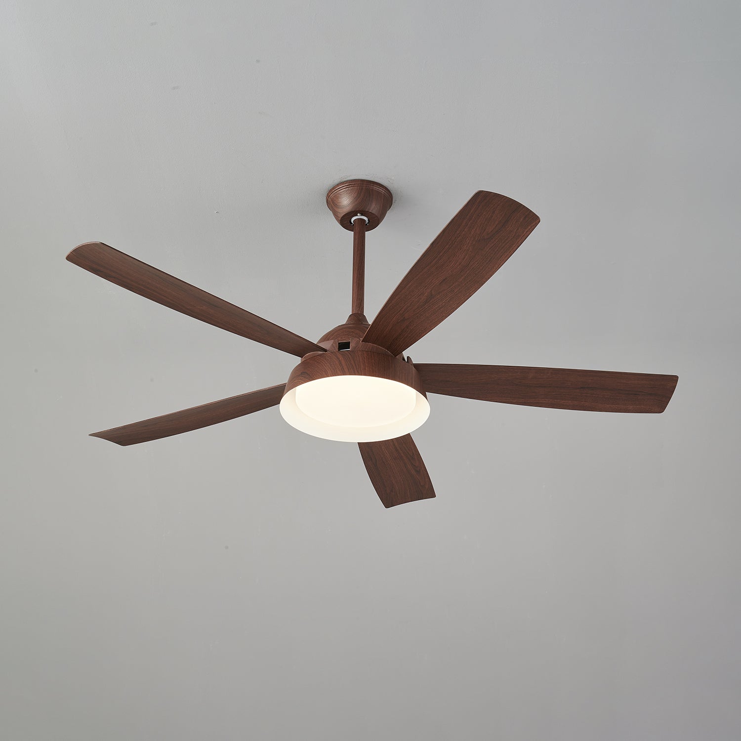 Ventilateur de Plafond Orvino en Bois avec Lumière - Neutralighting