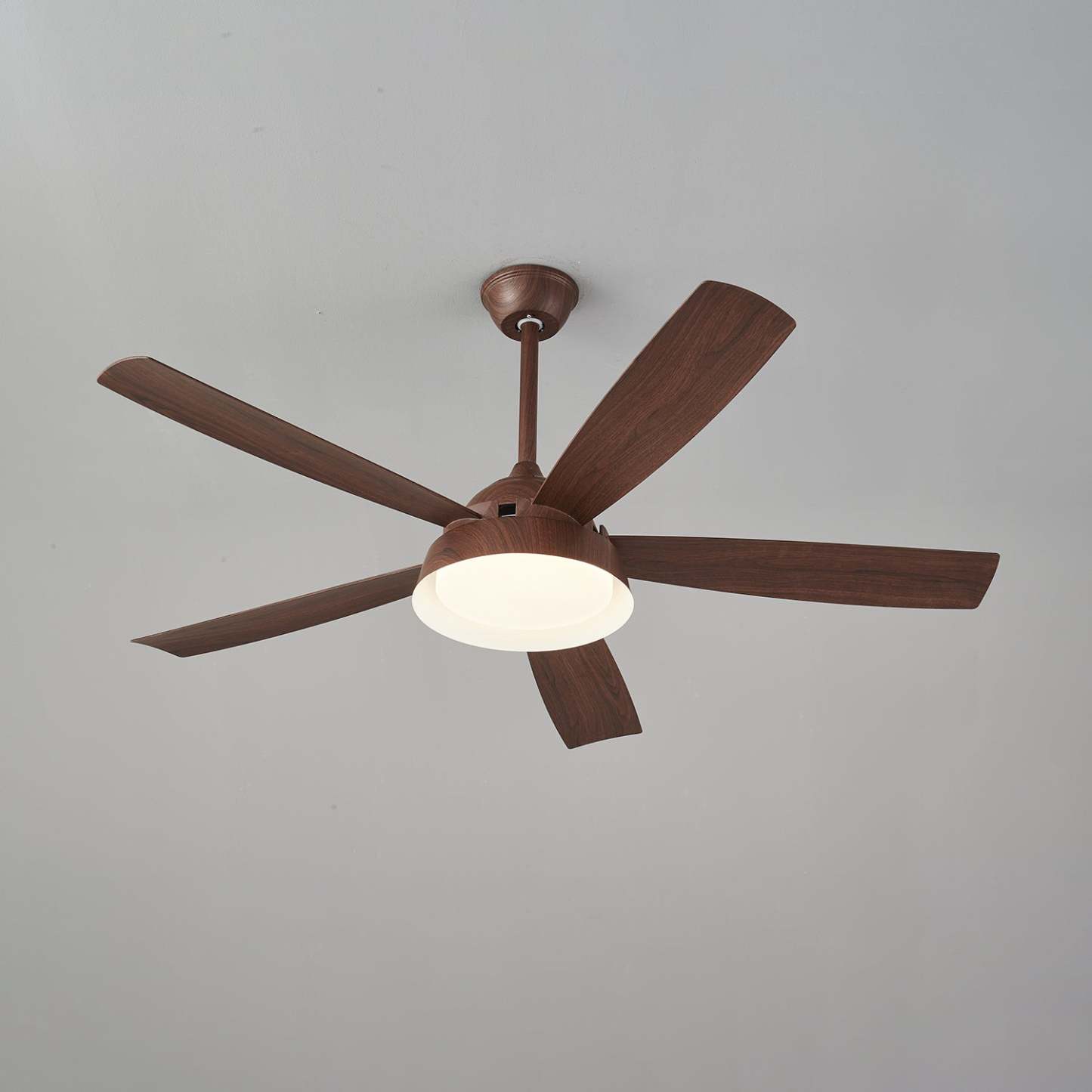 Ventilateur de Plafond Orvino en Bois avec Lumière - Neutralighting