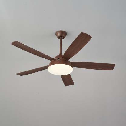 Ventilateur de Plafond Orvino en Bois avec Lumière - Neutralighting