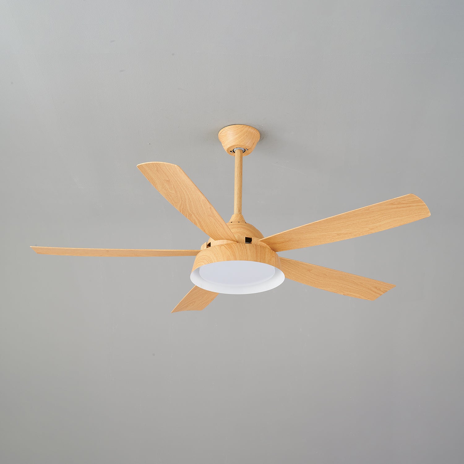 Ventilateur de Plafond Orvino en Bois avec Lumière - Neutralighting