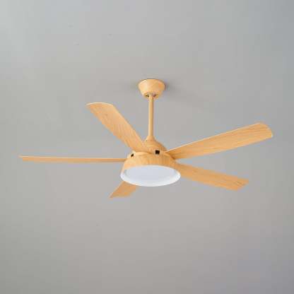Ventilateur de Plafond Orvino en Bois avec Lumière - Neutralighting