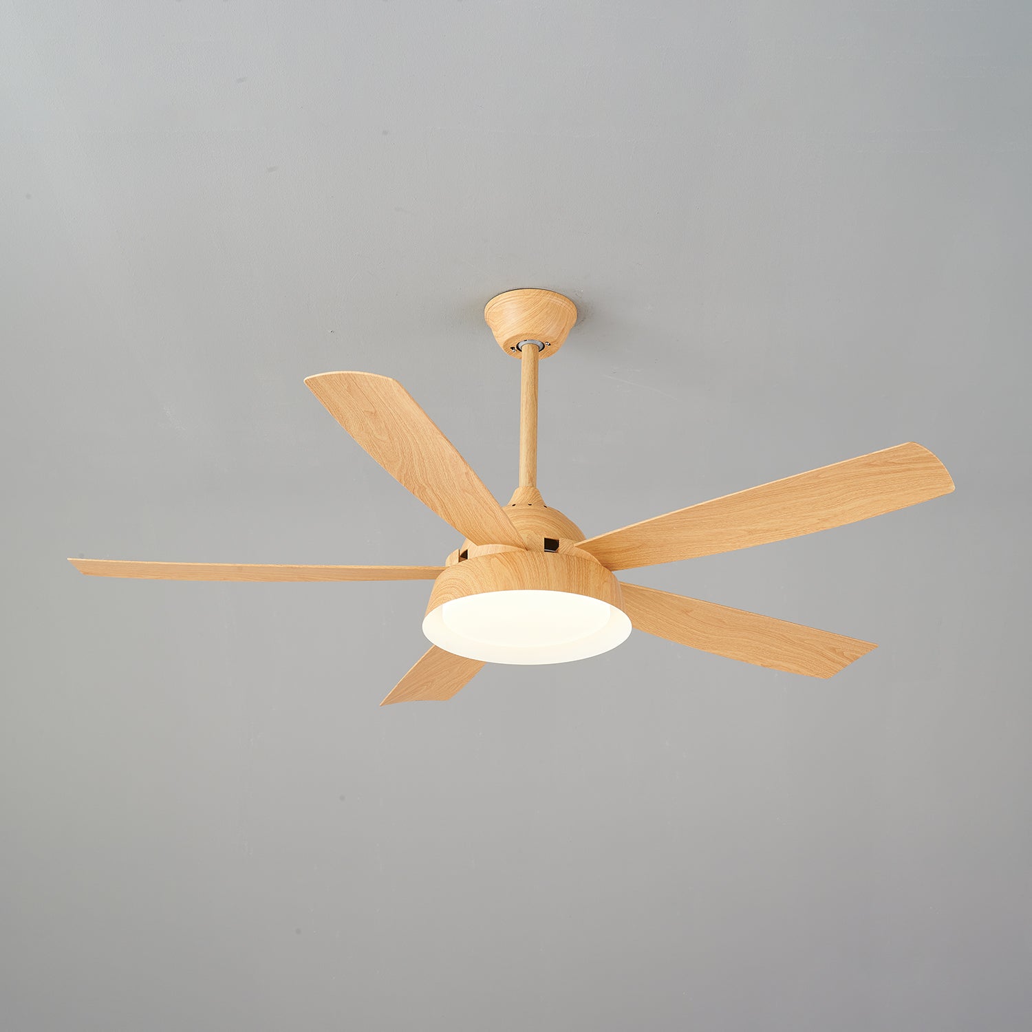 Ventilateur de Plafond Orvino en Bois avec Lumière - Neutralighting
