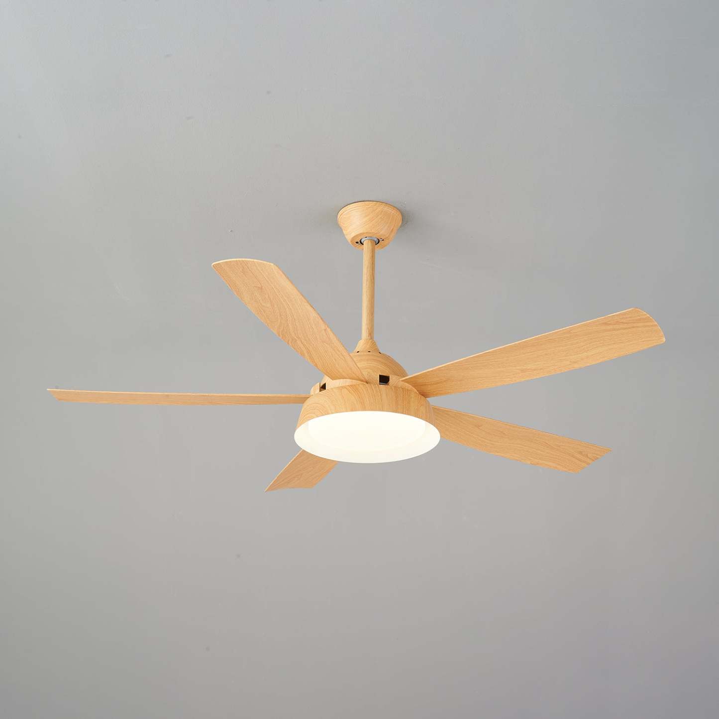 Ventilateur de Plafond Orvino en Bois avec Lumière - Neutralighting