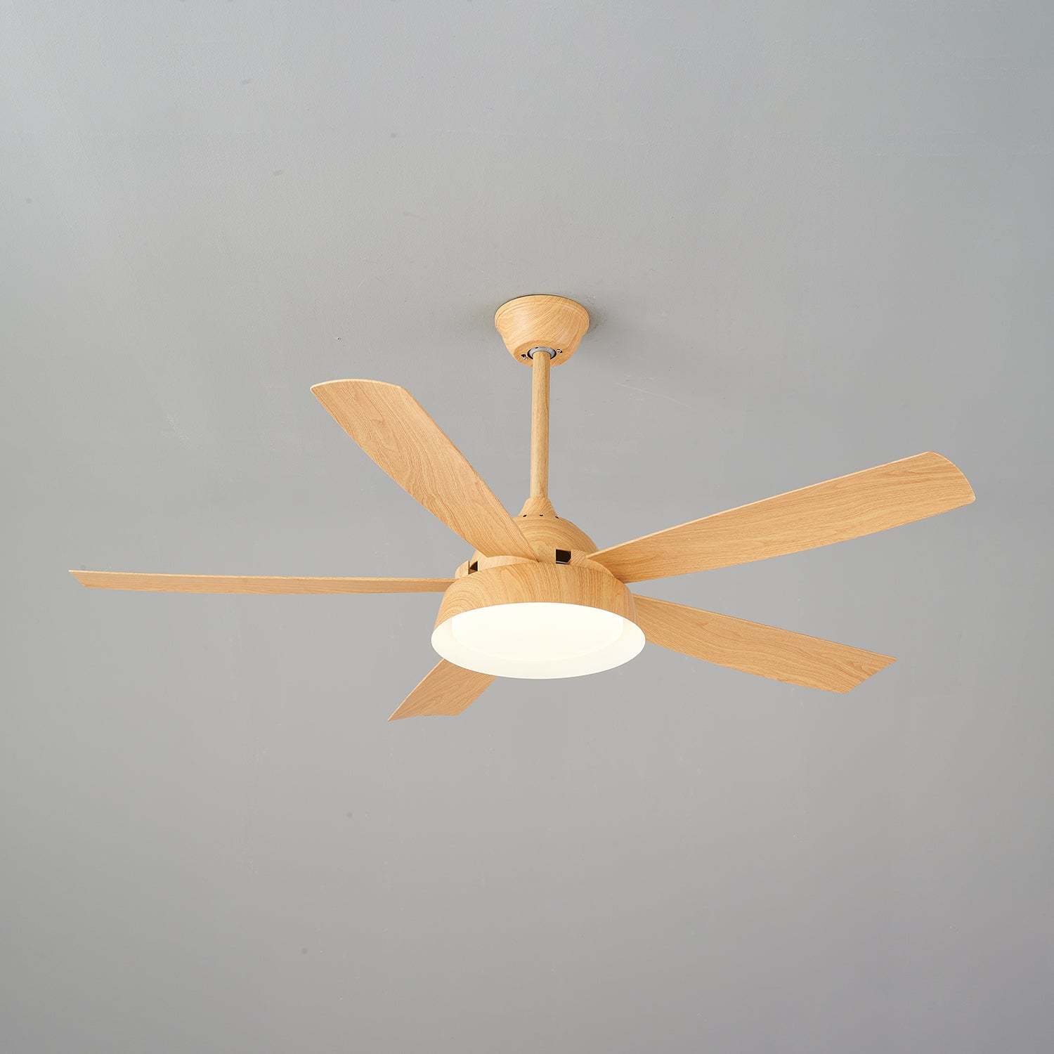 Ventilateur de Plafond Orvino en Bois avec Lumière - Neutralighting