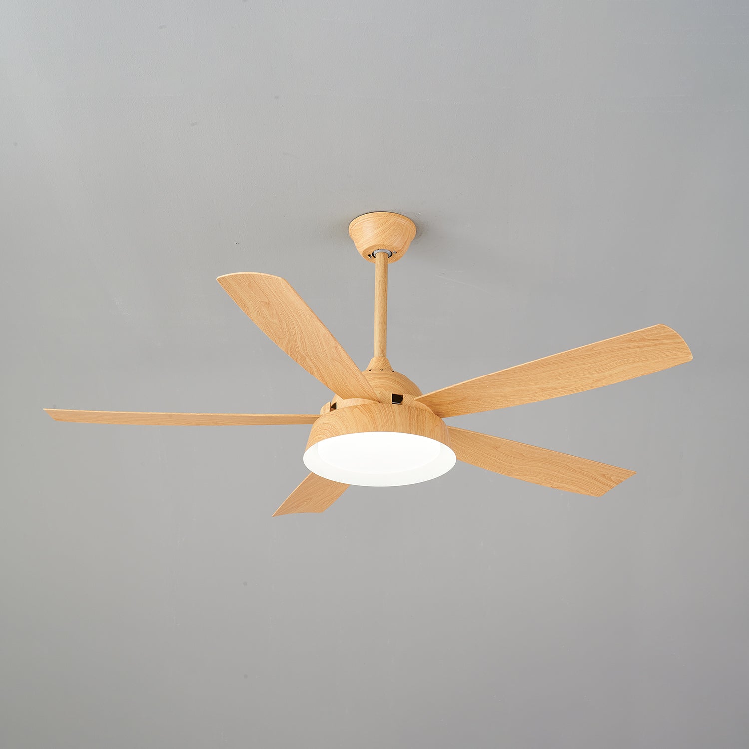 Ventilateur de Plafond Orvino en Bois avec Lumière - Neutralighting