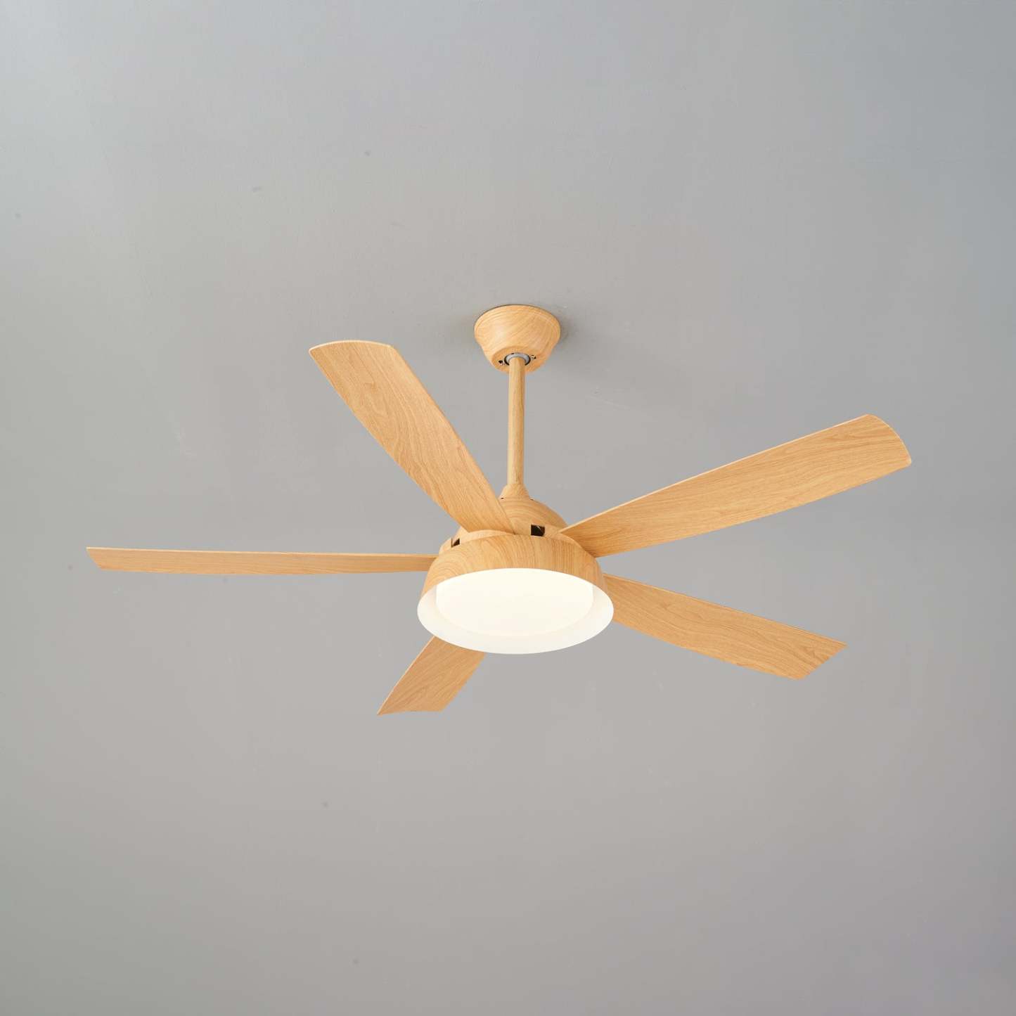 Ventilateur de Plafond Orvino en Bois avec Lumière - Neutralighting