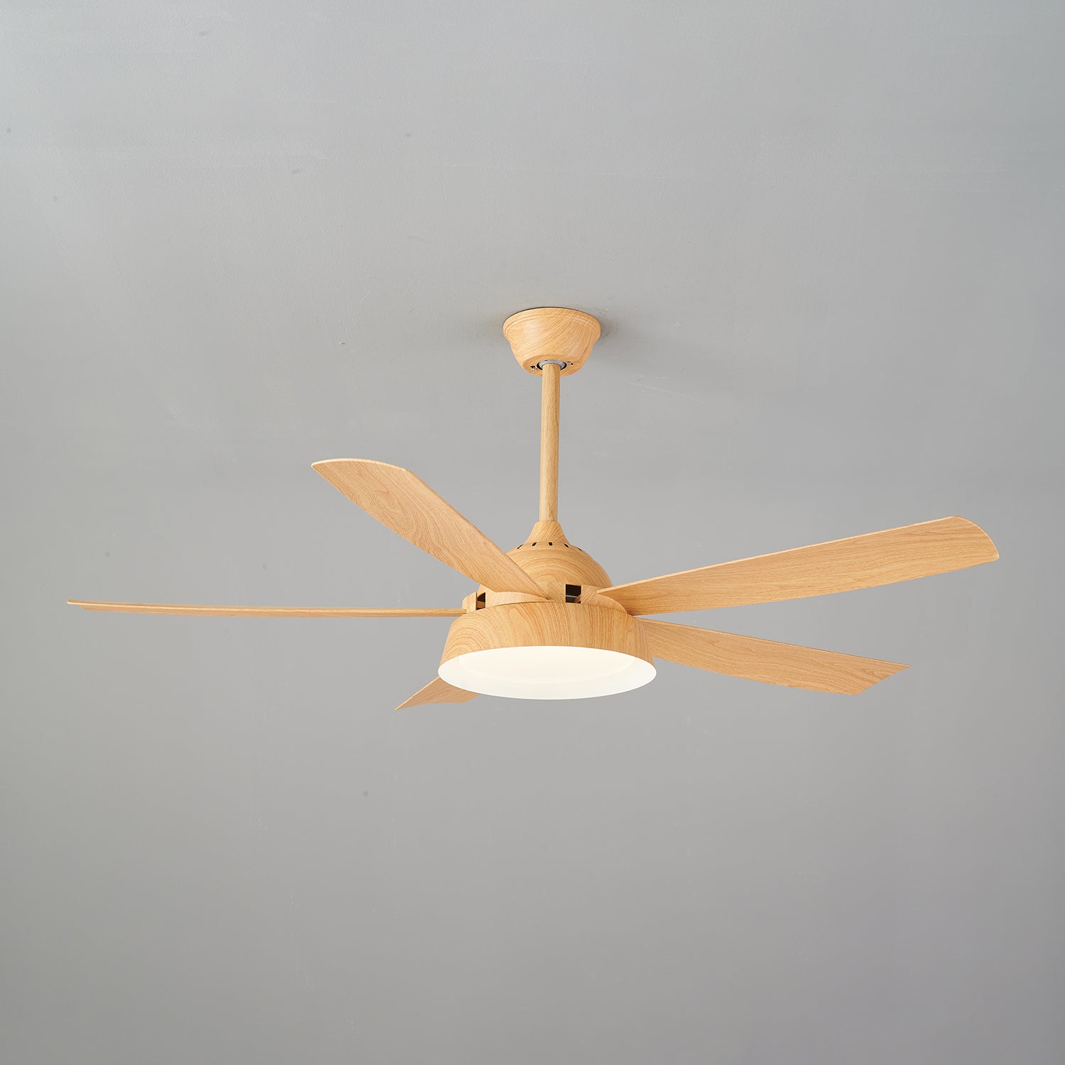 Ventilateur de Plafond Orvino en Bois avec Lumière - Neutralighting